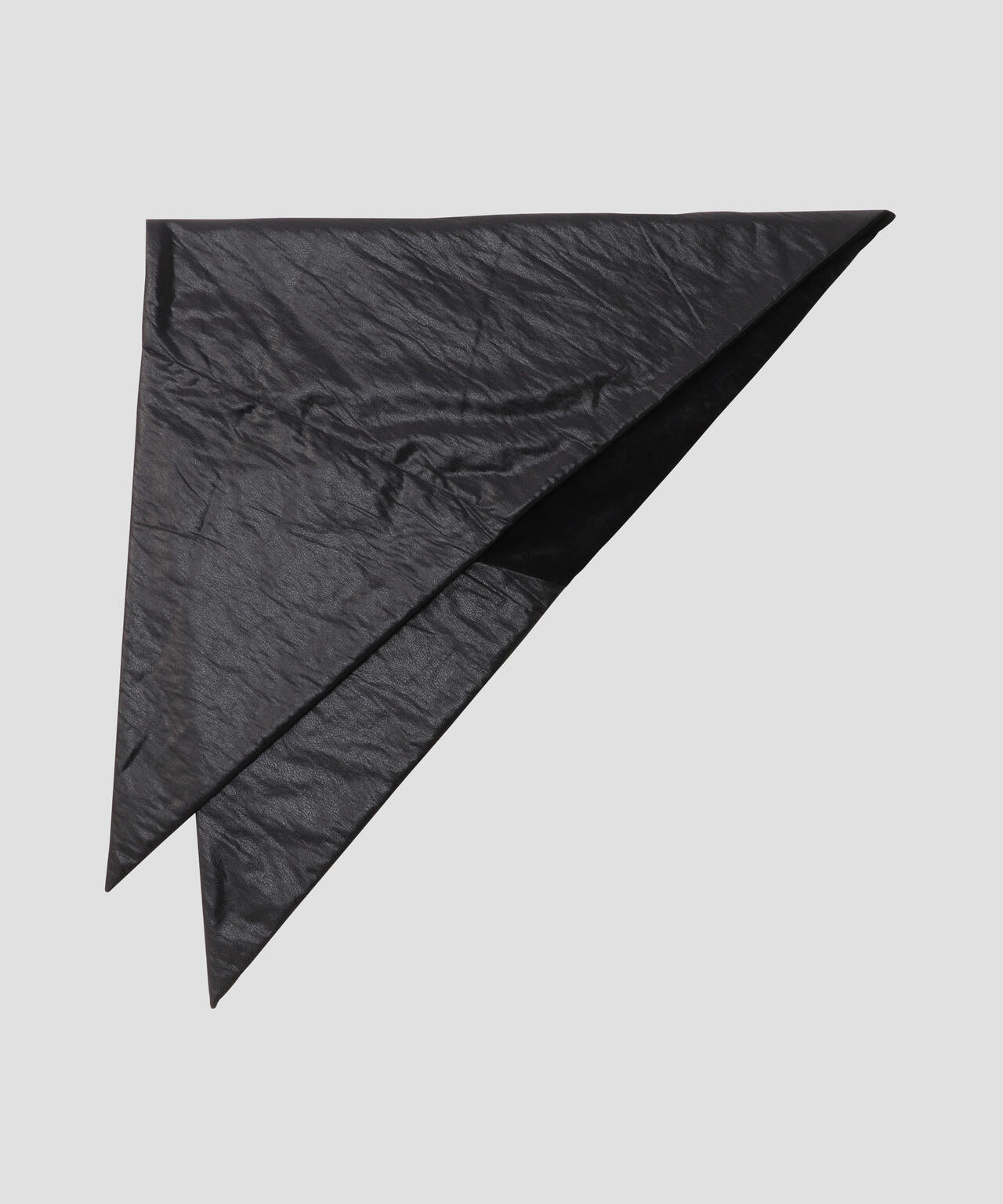 KIJIMA TAKAYUKI / LEATHER LIKE TAFFETA PADDED SCARF | THE LIBRARY