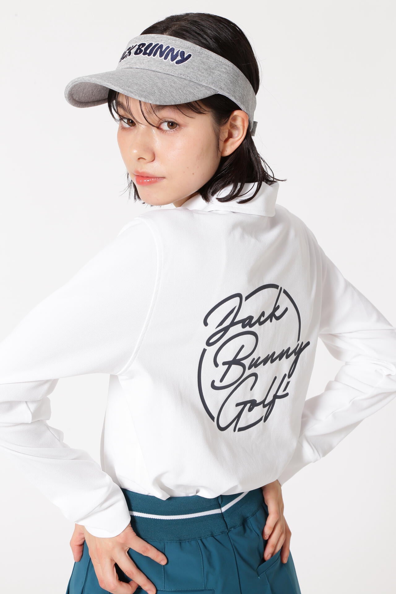 ストレッチカノコ長袖ポロシャツ | Jack Bunny!!（ジャックバニー