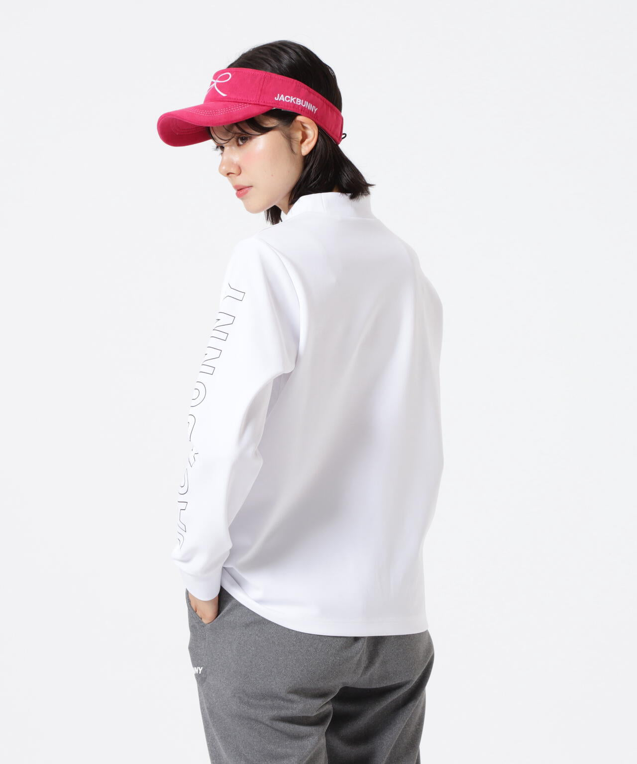 ストレッチ天竺長袖ハイネックカットソー | Jack Bunny!!（ジャック