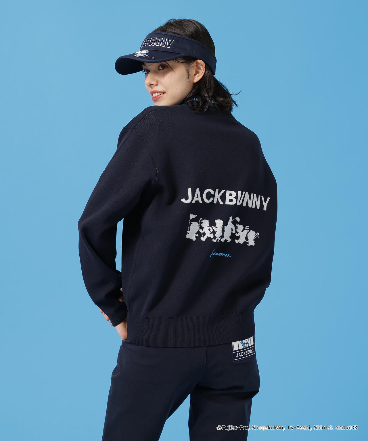 ドラえもん】ダブルジャガードクルーネックニットプルオーバー | Jack