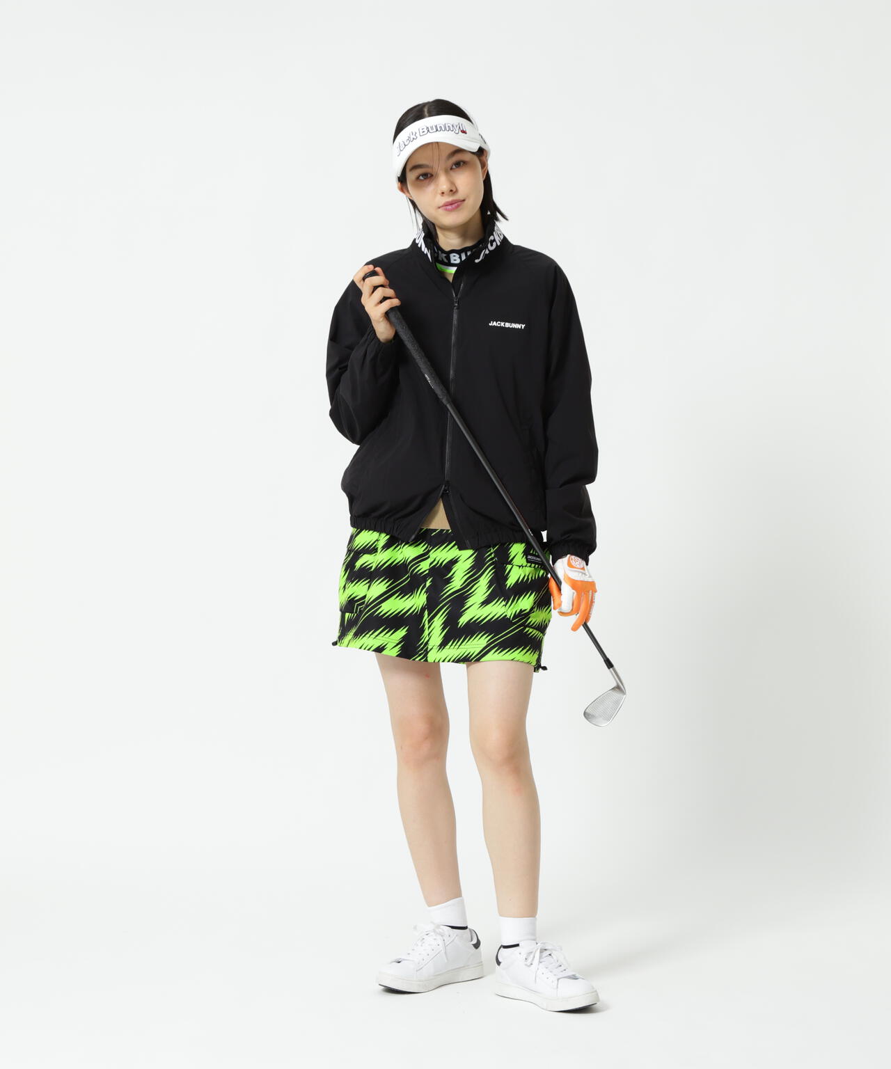 ストレッチ二重織プリント スカート | Jack Bunny!!（ジャックバニー