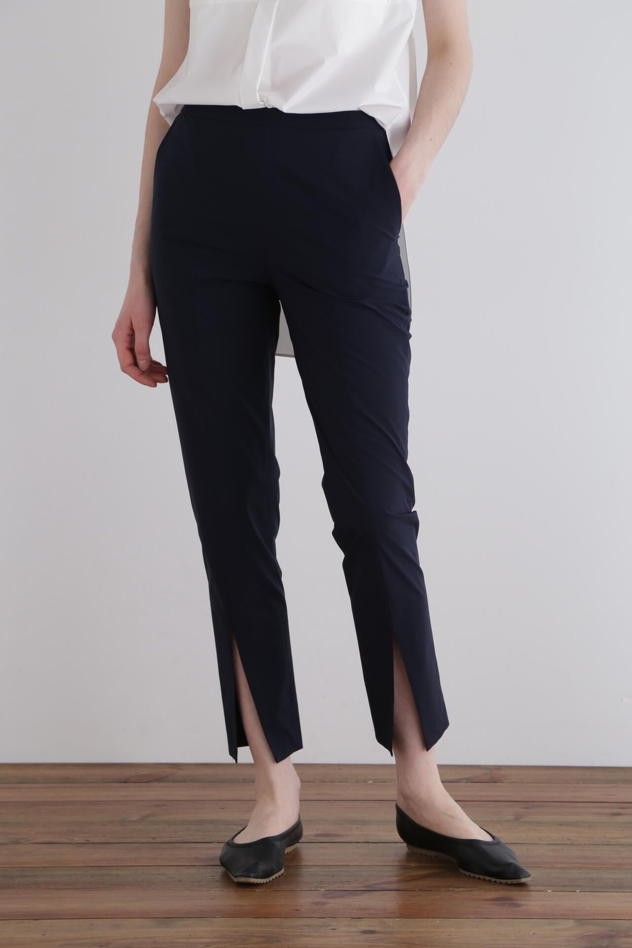 SOLOTEXブロードセンタースリットパンツ | LE PHIL（ル フィル