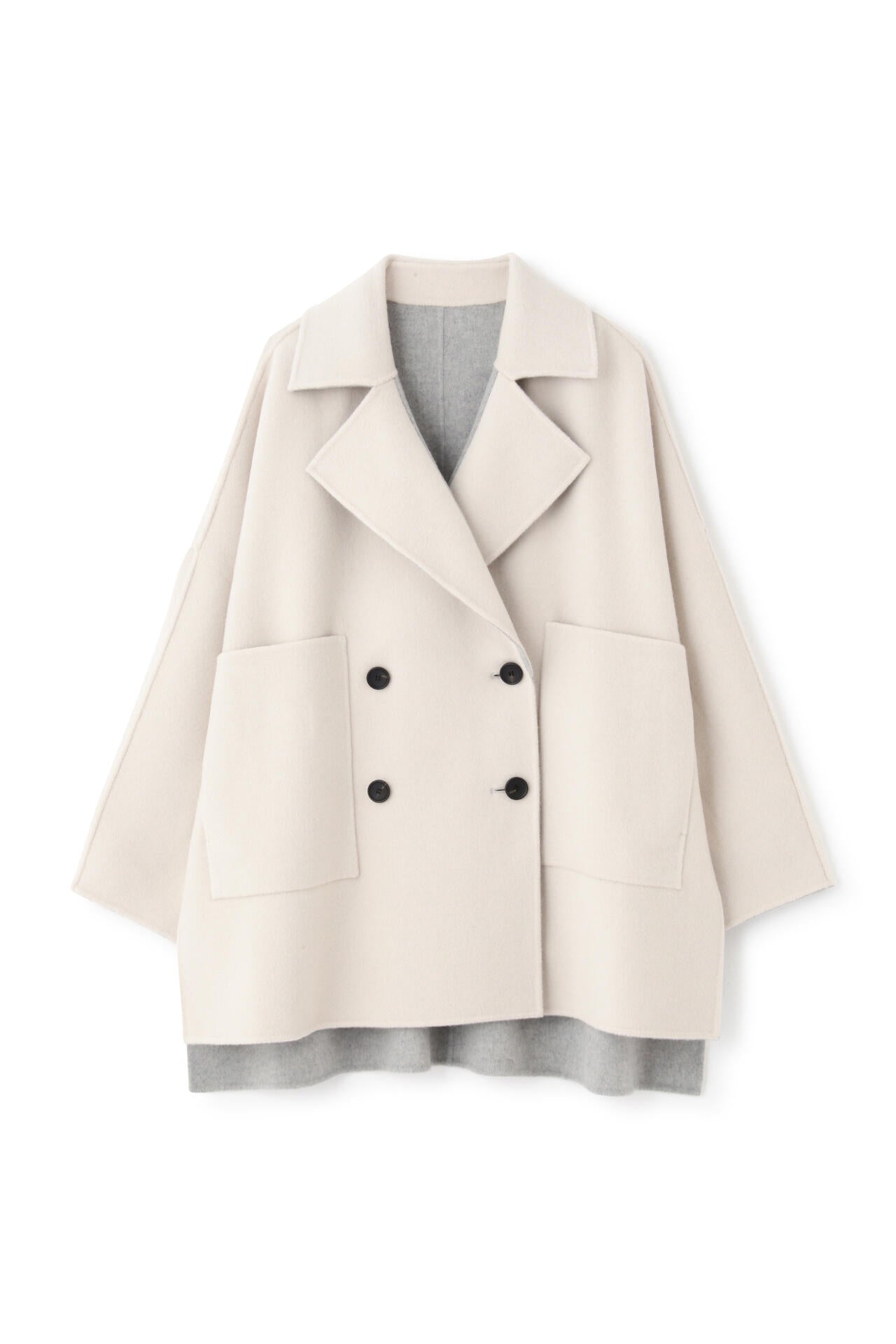 カシミヤ混2TONEリバーコート | ADORE（アドーア） ｜【公式