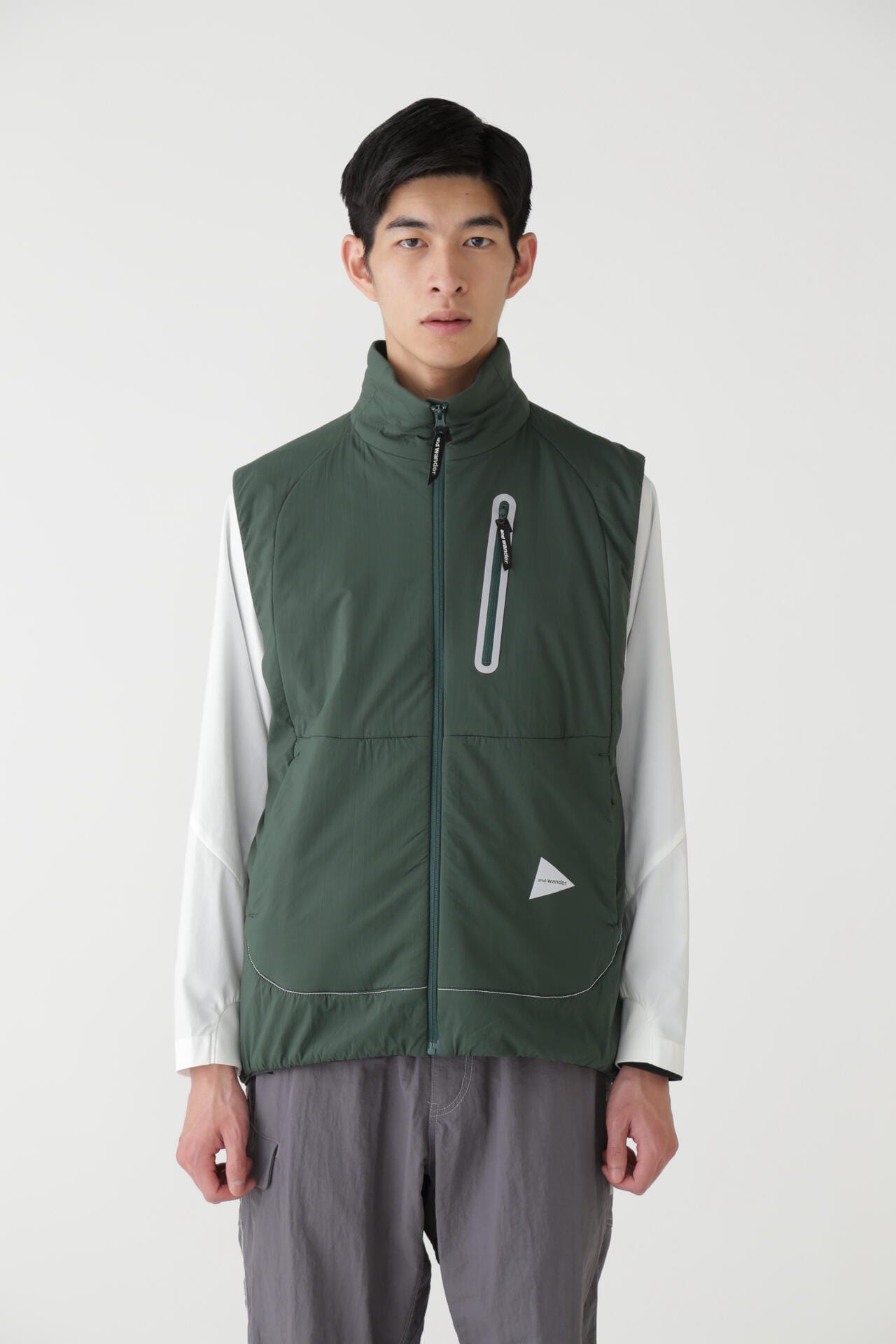alpha AIR vest | and wander（アンドワンダー） ｜【公式】通販mix