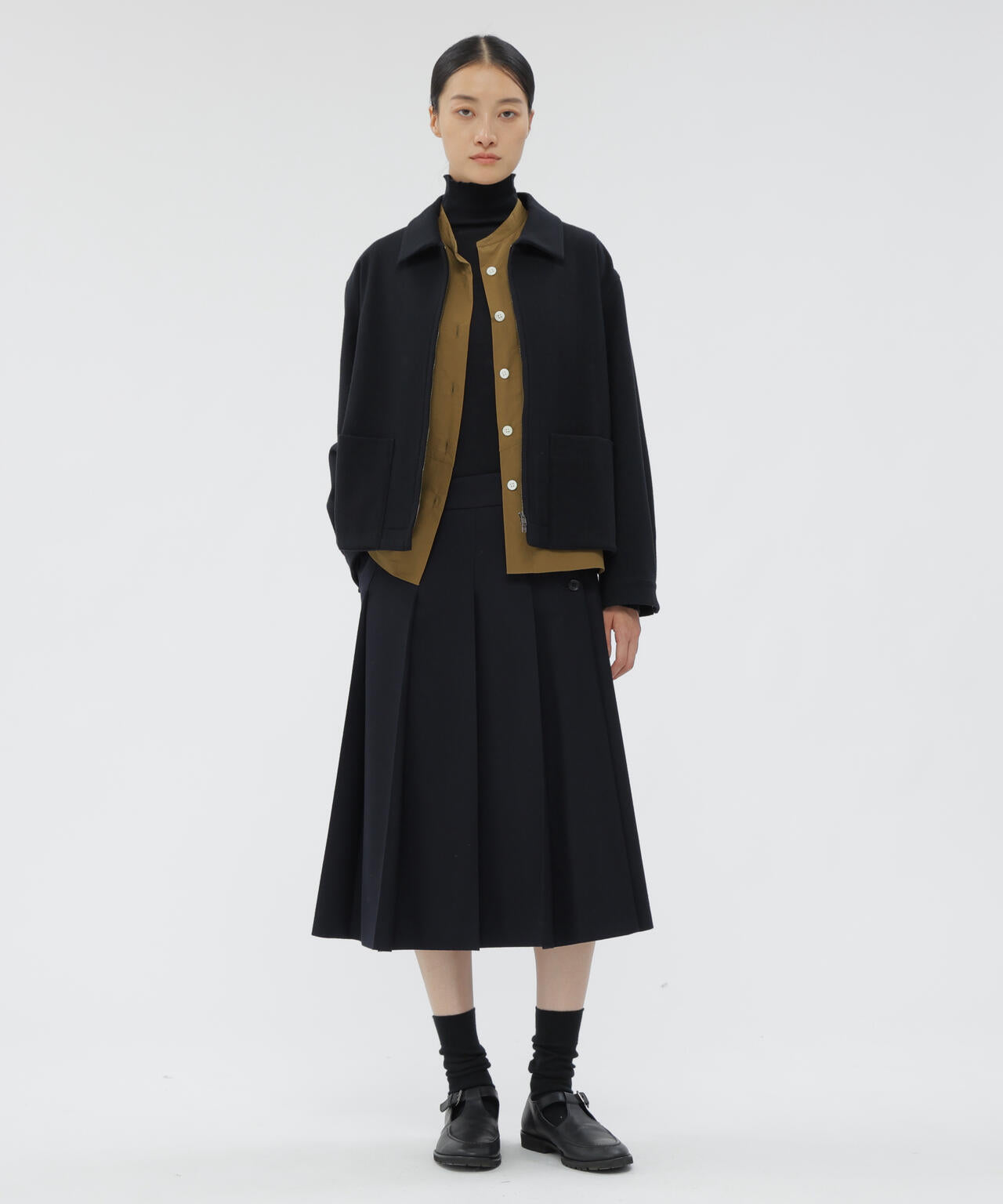 FLANNEL WOOL SKIRT | MARGARET HOWELL（マーガレット・ハウエル