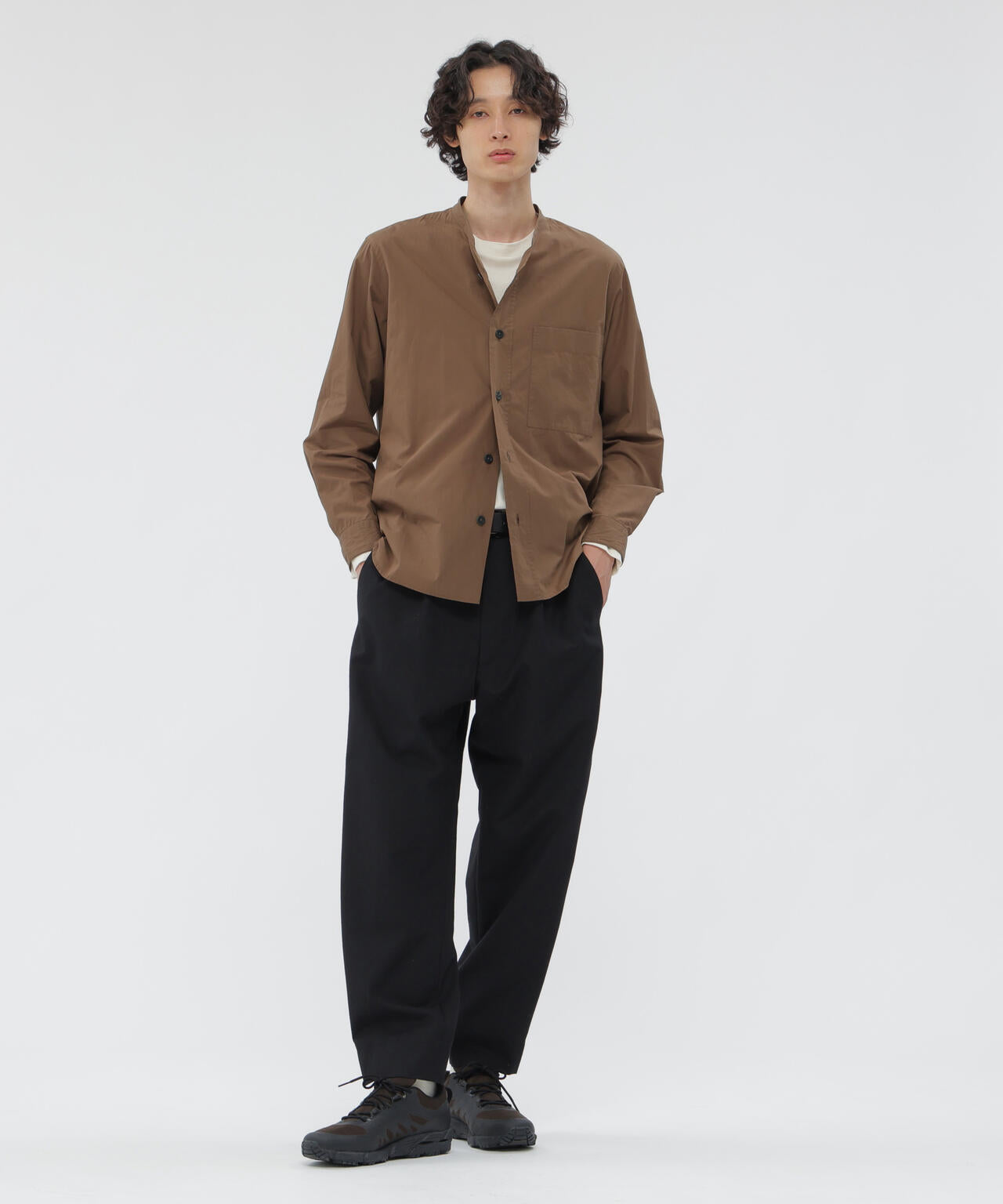 FINE COMPACT COTTON POPLIN SHIRT | MARGARET HOWELL（マーガレット