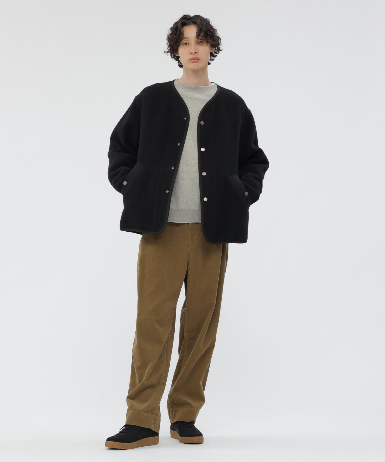 DRY COTTON NEEDLECORD TROUSERS | MARGARET HOWELL（マーガレット
