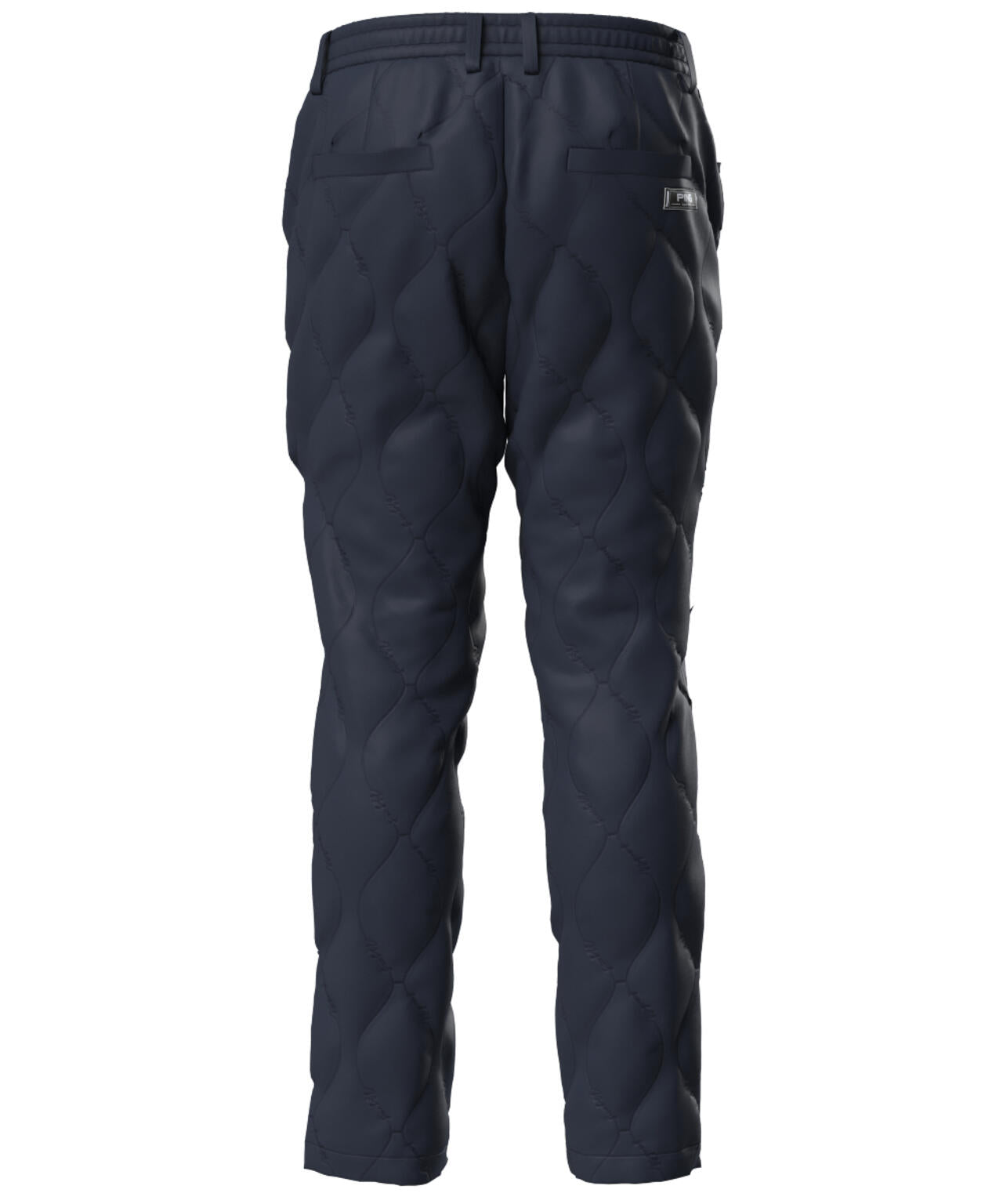 PING APPAREL】全方向ストレッチキルティングタフタテーパードパンツ