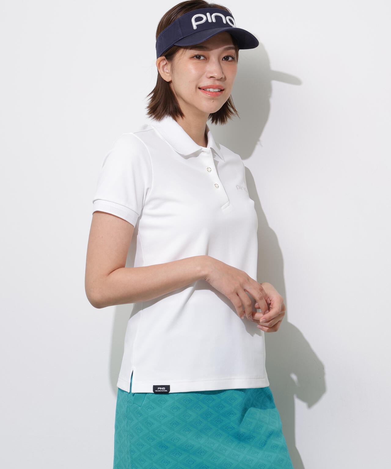 PING APPAREL】レイブロック半袖ポロシャツ ＜PERFORMANCE＞ (LADIES
