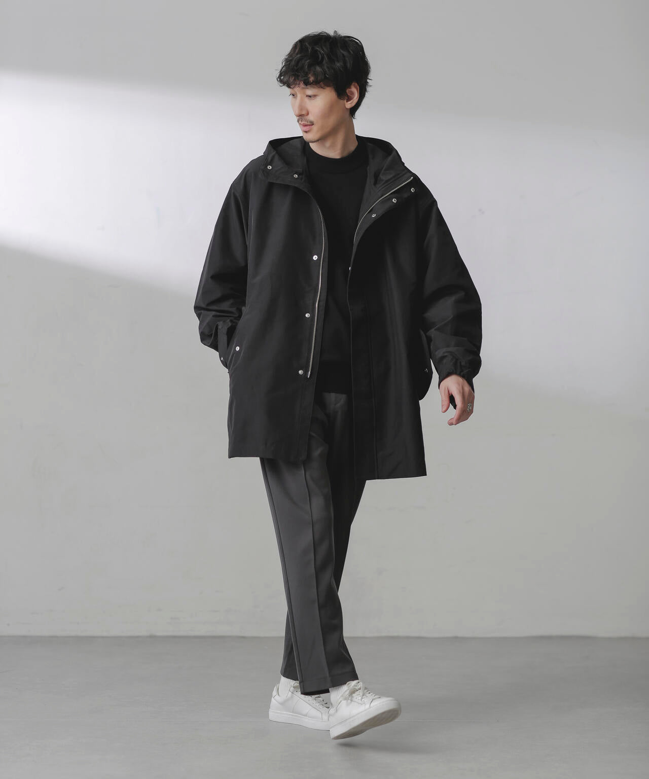 スプリットヤーンタフタショートモッズコート | NANO universe（ナノ