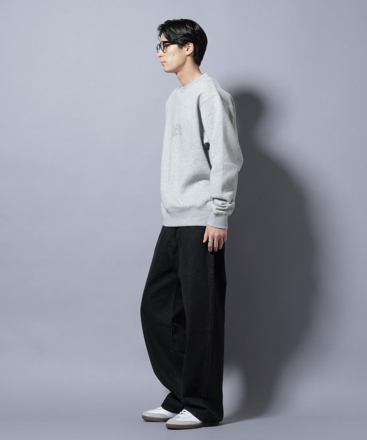 NJ/CLUB」裏起毛 ジャージークルーネックスウェット | NANO universe