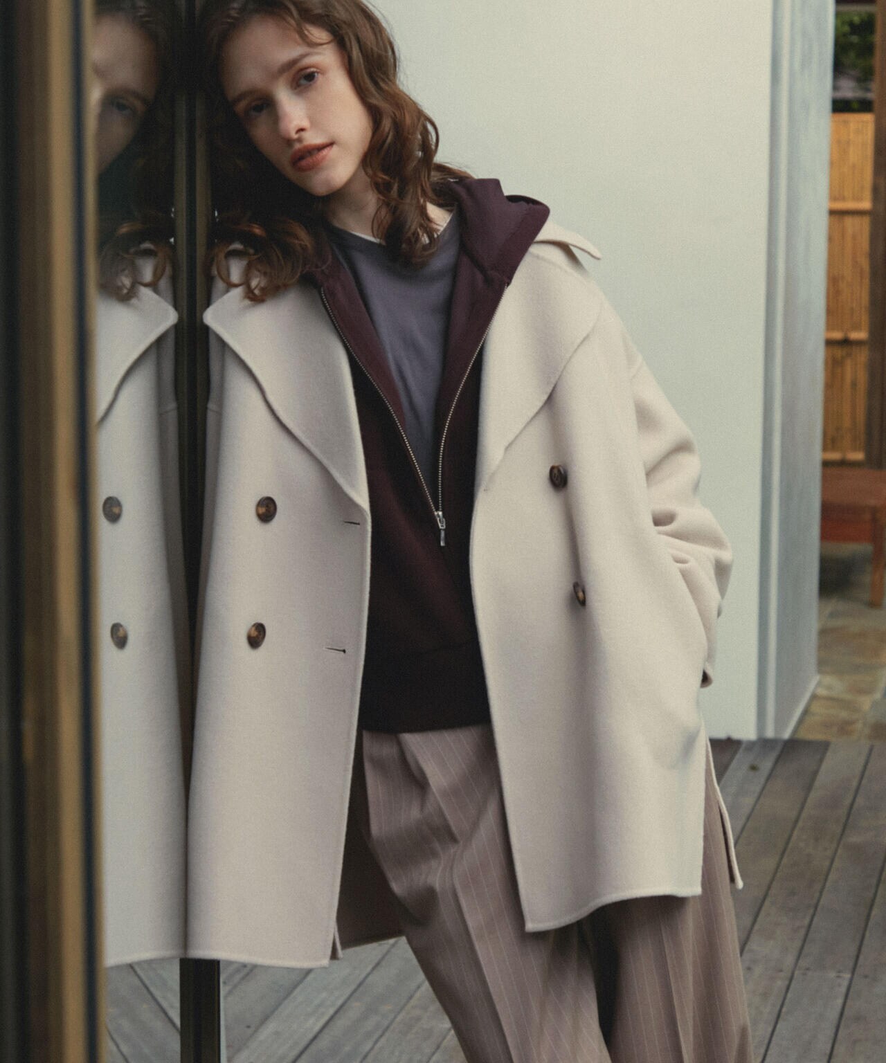 PURE LAMBS リバーミドルコート | NANO universe（ナノ・ユニバース