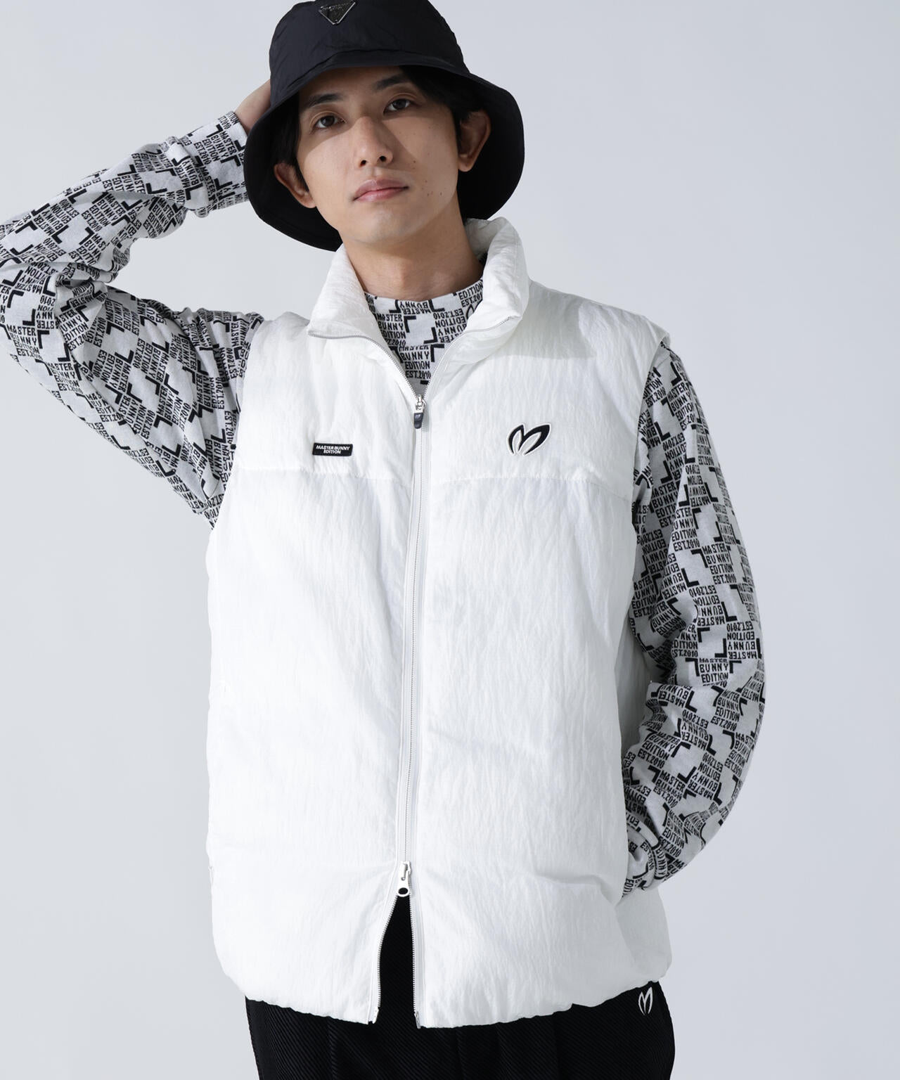 ナイロンリップ中綿フルジップベスト | MASTER BUNNY EDITION