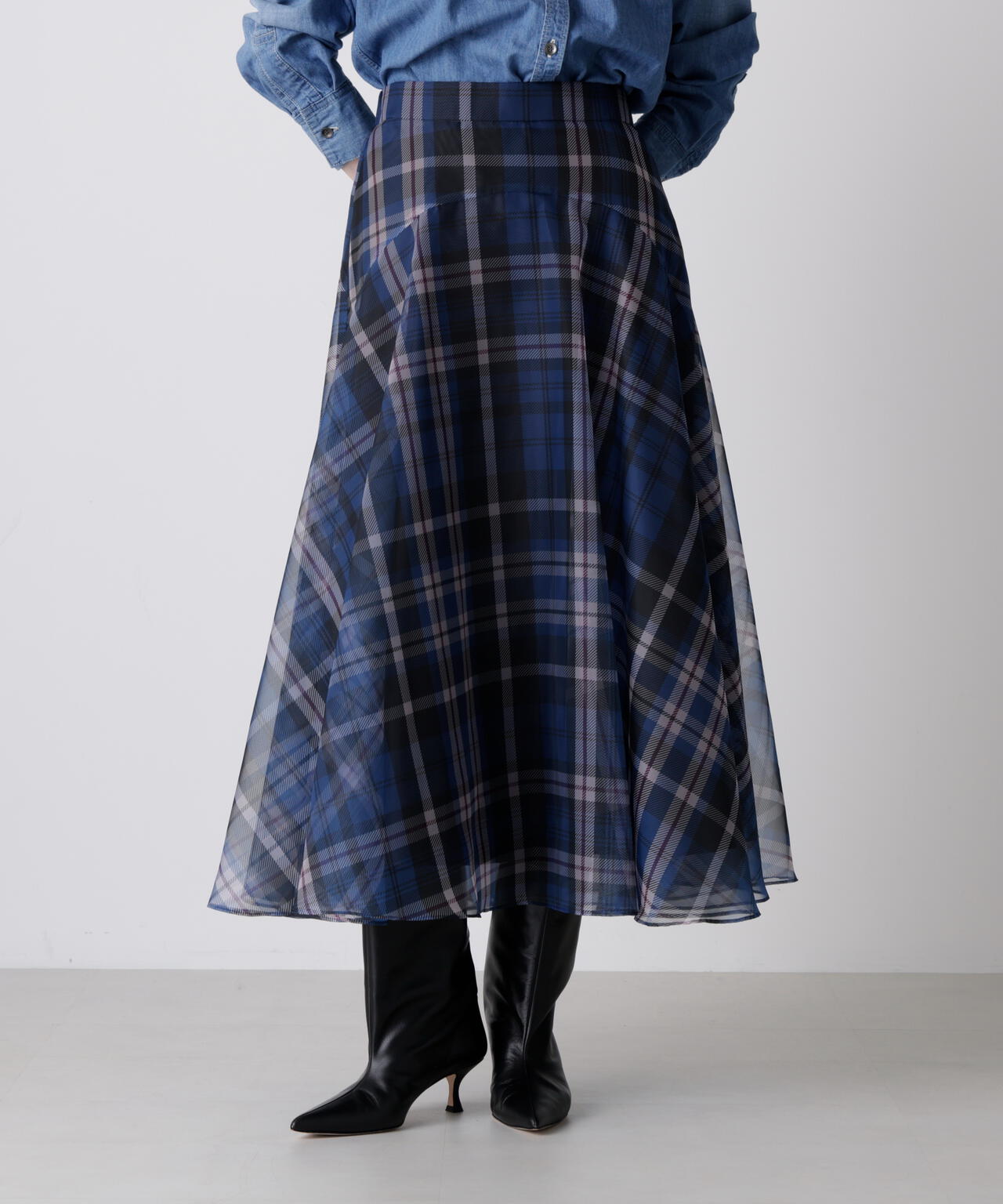 シアーチェックスカート | hLM（エイチエルエム） ｜【公式】通販mix