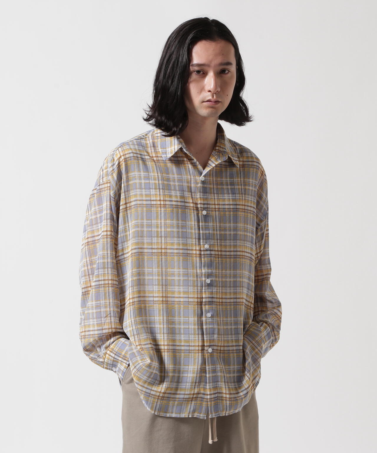 WHITELAND/ホワイトランド/CHIFFON CHECK SHIRT | L.H.P