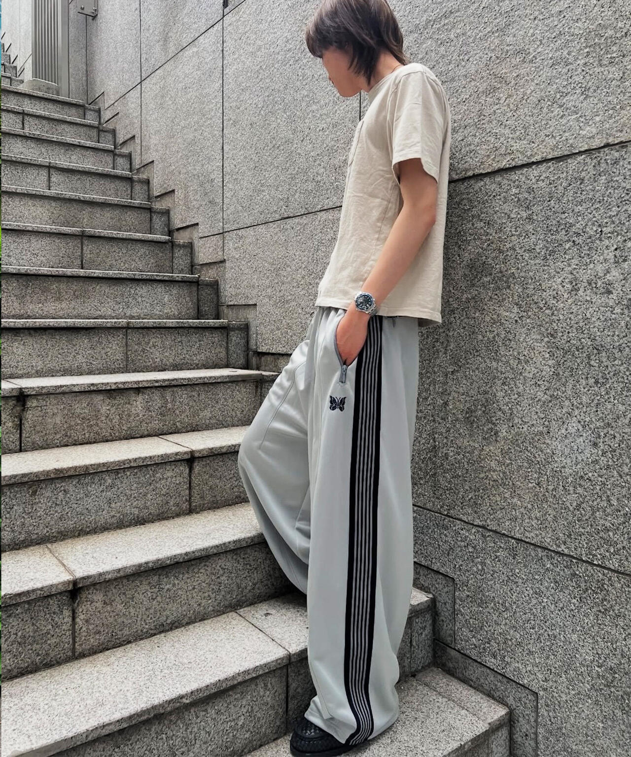 NEEDLES/ニードルズ/【LHP EXCLUSIVE】H.D.TRACK PANT - POLY SMOOTH