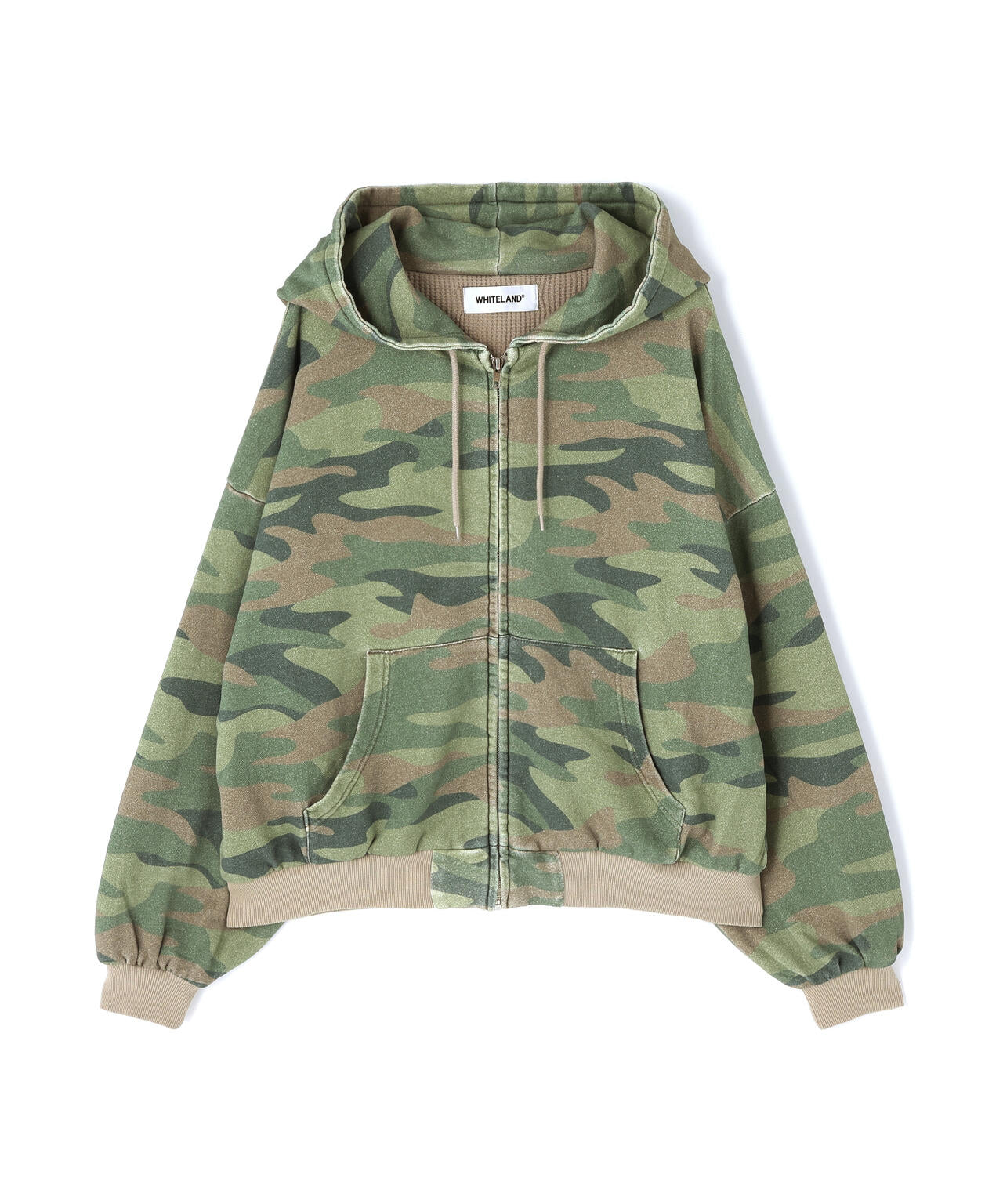 WHITELAND/ホワイトランド/ZIP UP CAMO HOODIE | L.H.P