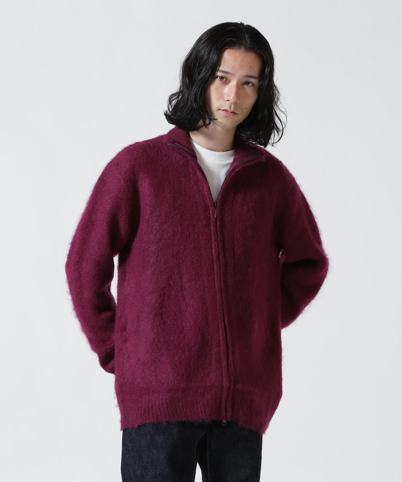 NEEDLES(ニードルズ) ZIPPED MOHAIR CARDIGAN - SOLID | B'2nd（ビー