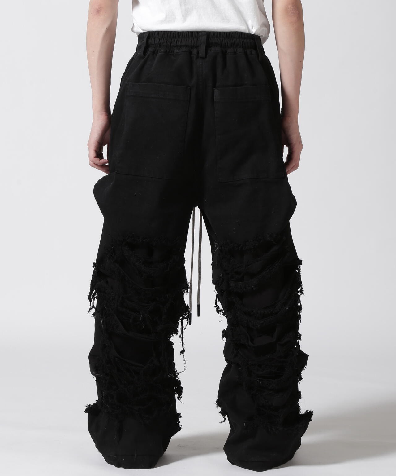 A.F ARTEFACT/Damage Denim Tuck Wide Pants | ROYAL FLASH（ロイヤル