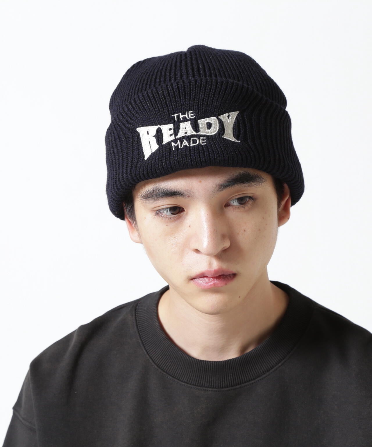 READYMADE/レディーメイド/RECYCLE WOOL KNT CAP/BLACK | ROYAL FLASH