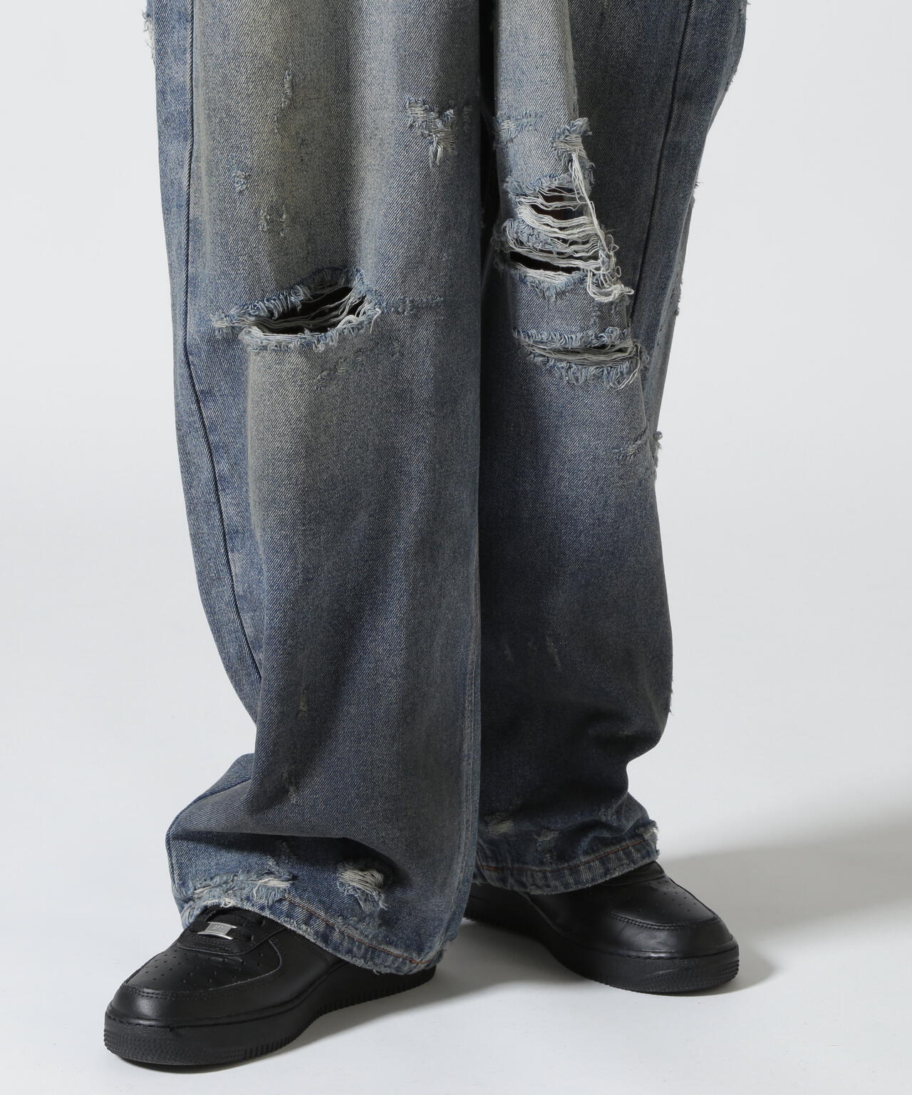 FR(13)NDS/フレンズ/HDKダメージワイドパンツ | ROYAL FLASH（ロイヤル