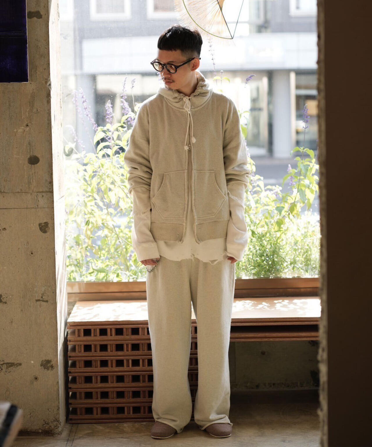 ANCELLM/アンセルム/LAYERED ZIP－UP HOODIE EX | GARDEN（ガーデン