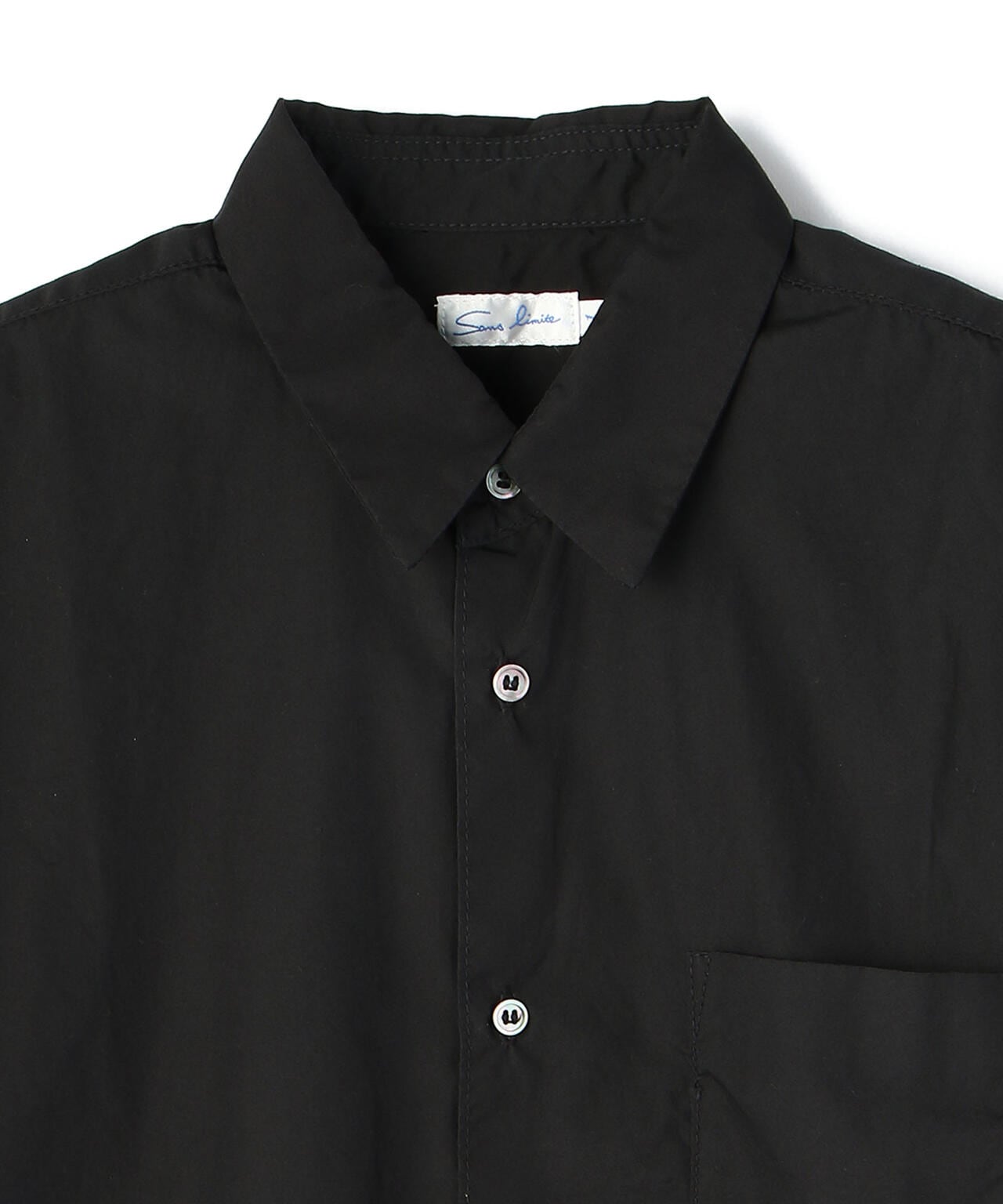 Sans limite/サンリミット/2本針ボックスレギュラーカラーシャツ