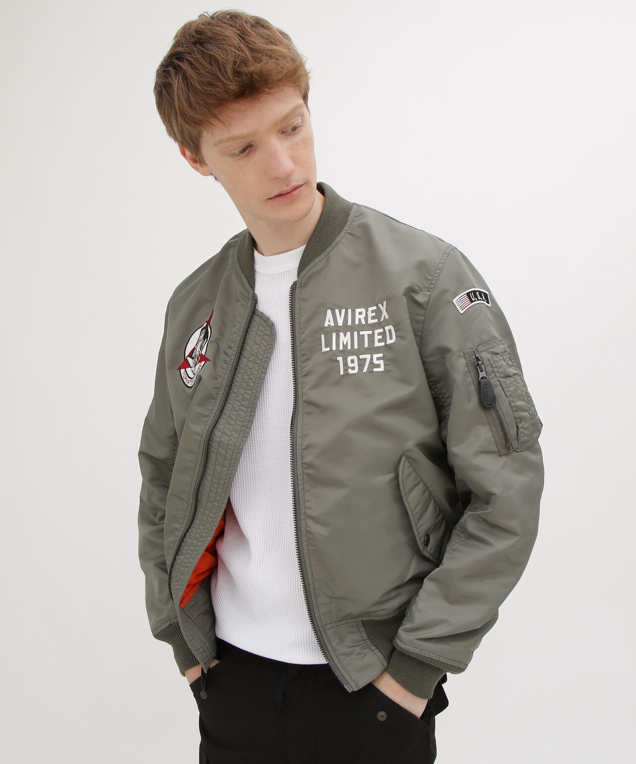 WEB&DEPOT限定》LIGHT MA-1 TOPHATTERS | AVIREX（アヴィレックス