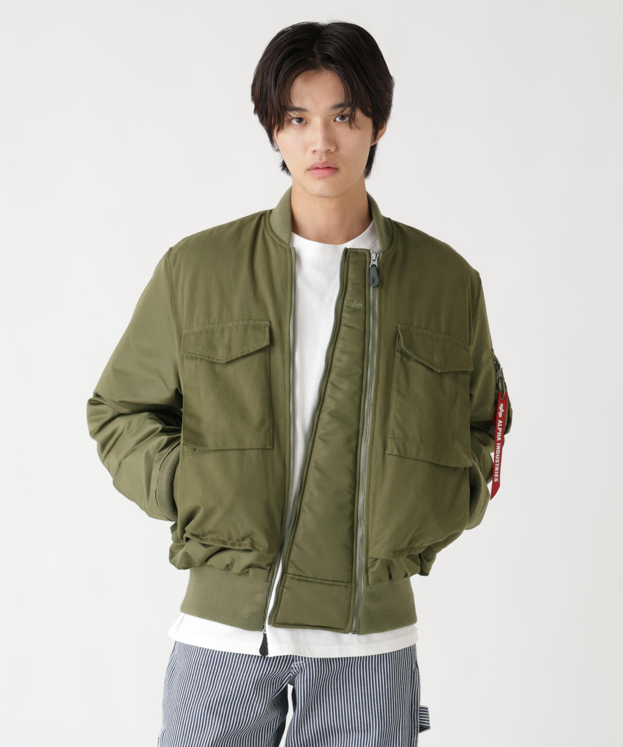 MA-1 MIXED COTTON FLIGHT JACKET | Alpha Industries（アルファ
