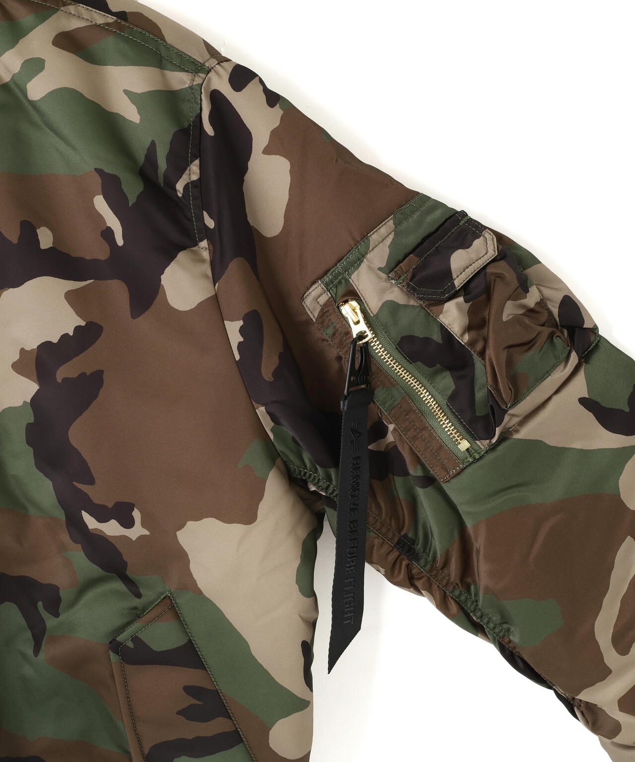MA‐1 BASE FLIGHT JACKET CAMO | Alpha Industries（アルファ