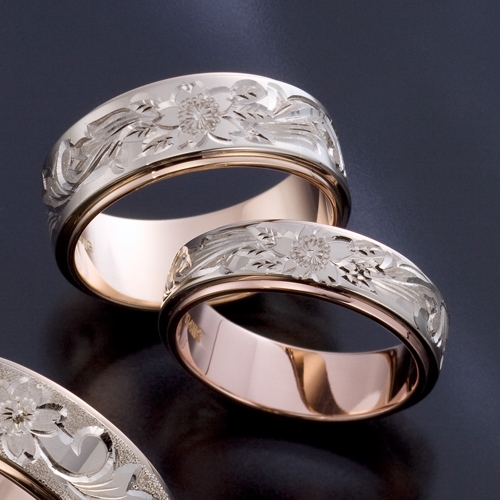 桜4種01 | 作品詳細 | 婚約・結婚指輪の雅-miyabi-（京都寺町・京都洛北）