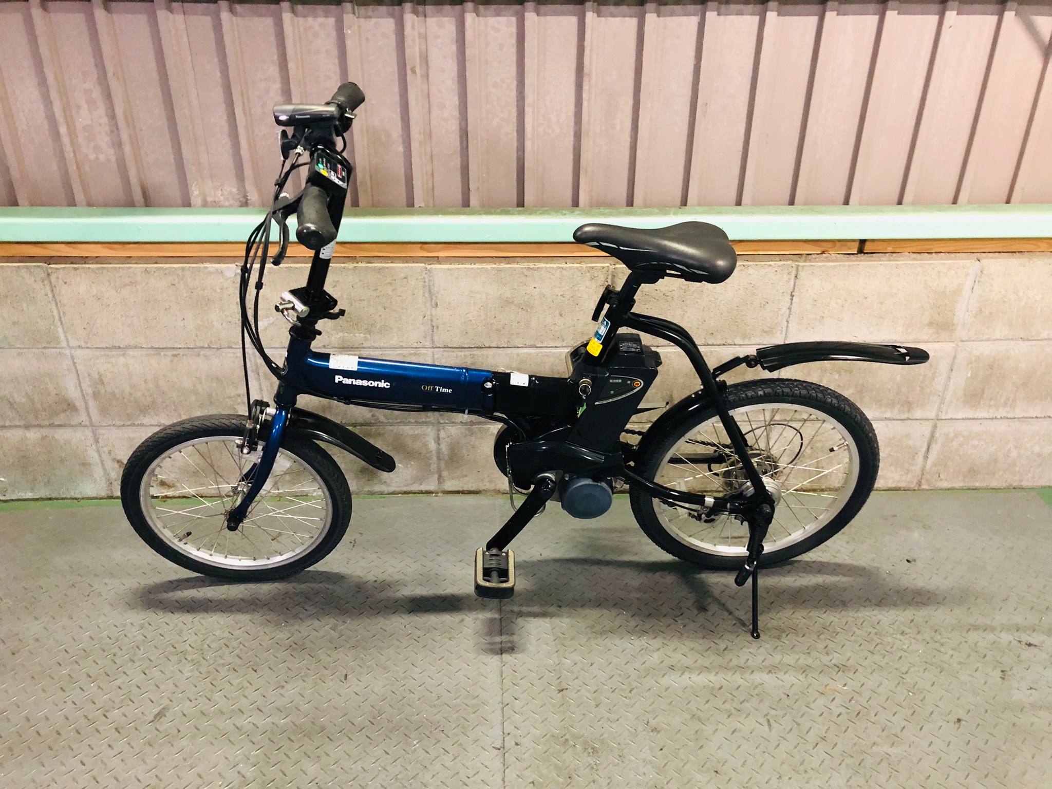 電動自転車 パナソニック オフタイム 折りたたみ 18×20 インチ 5Ah