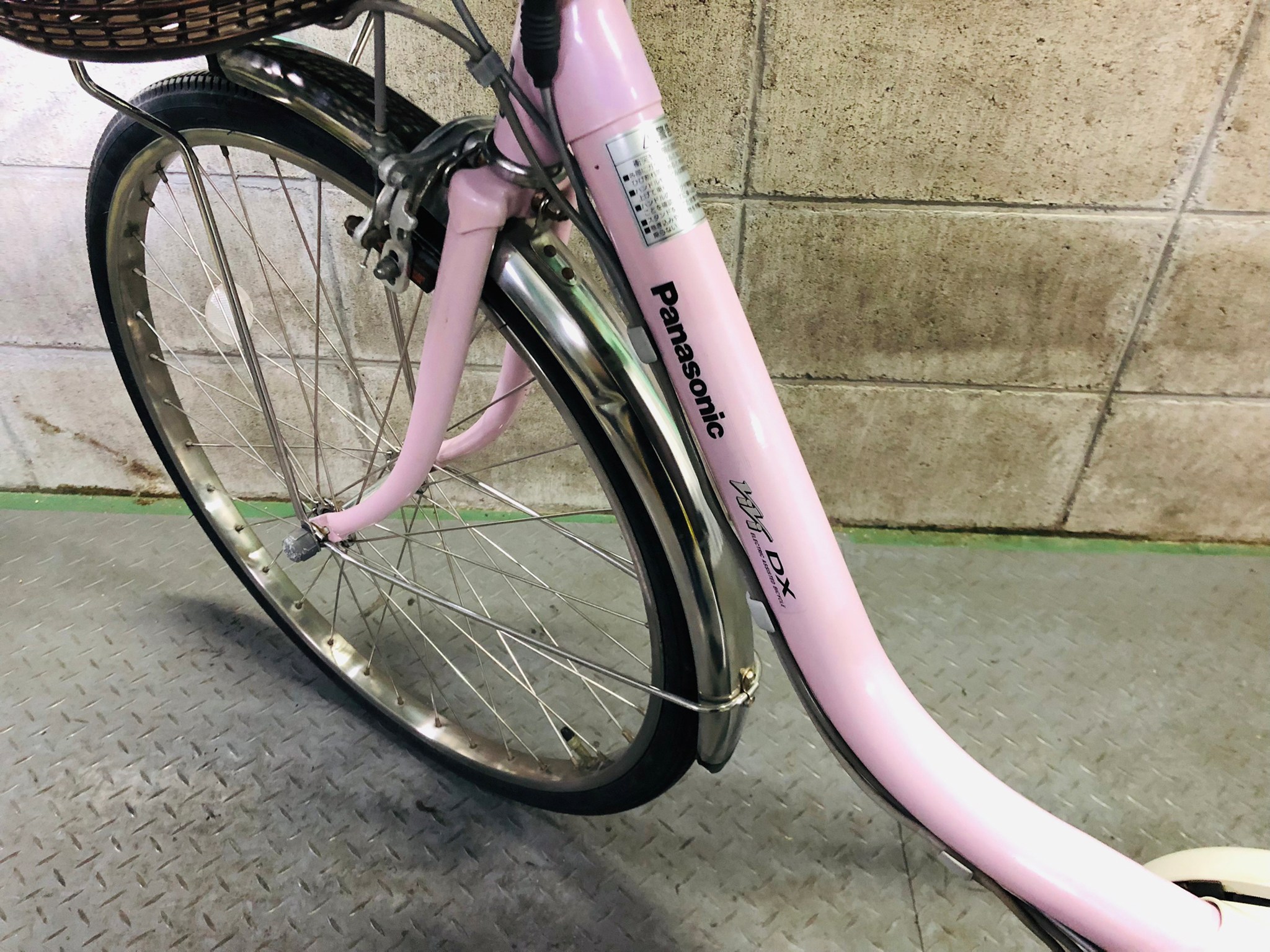 電動自転車 パナソニック VIVI DX 24インチ 3.1Ah ピンク | 国産・中古