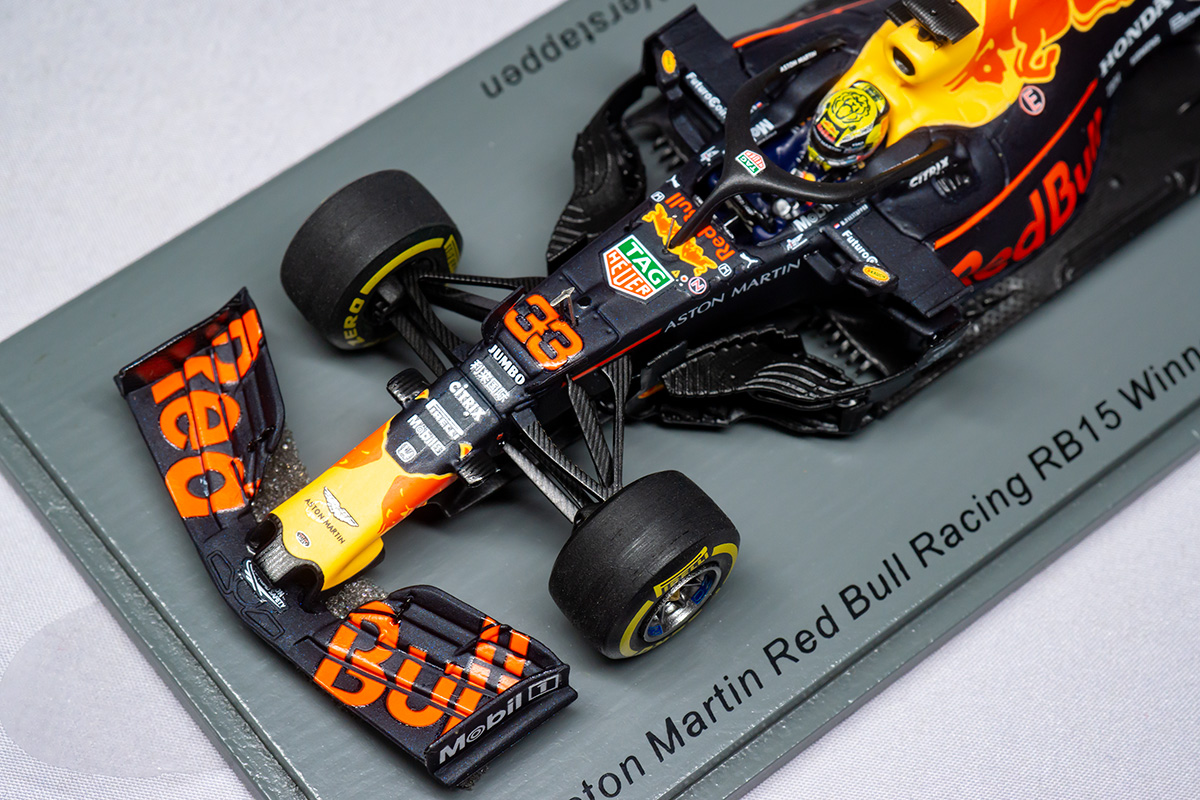 Spark Red Bull RB15 Honda M. Verstappen Winner Austrian GP 2019