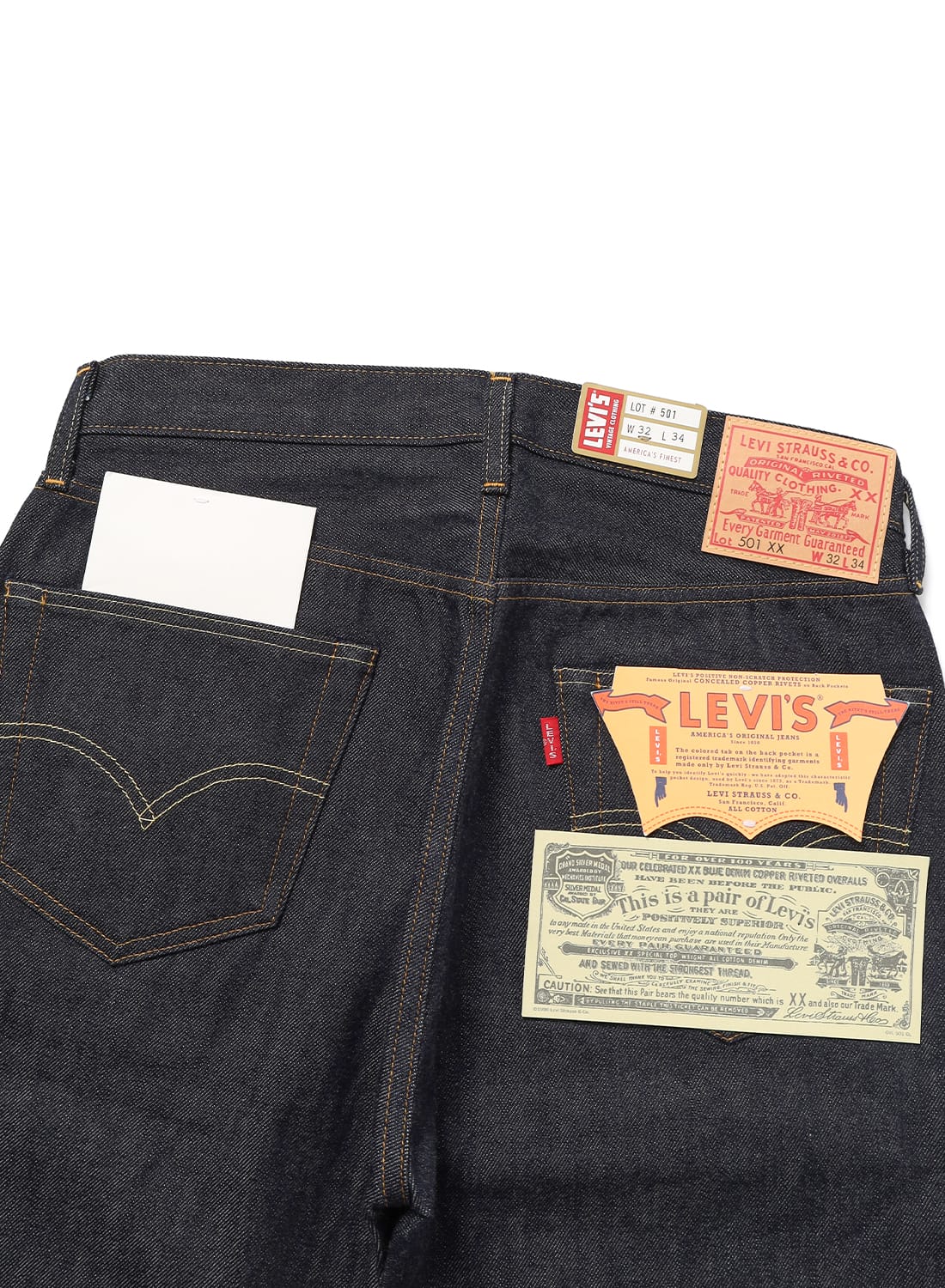 LEVI'S LVC 501 XX 1955年モデル2024年製造w34リジット 楽天市場