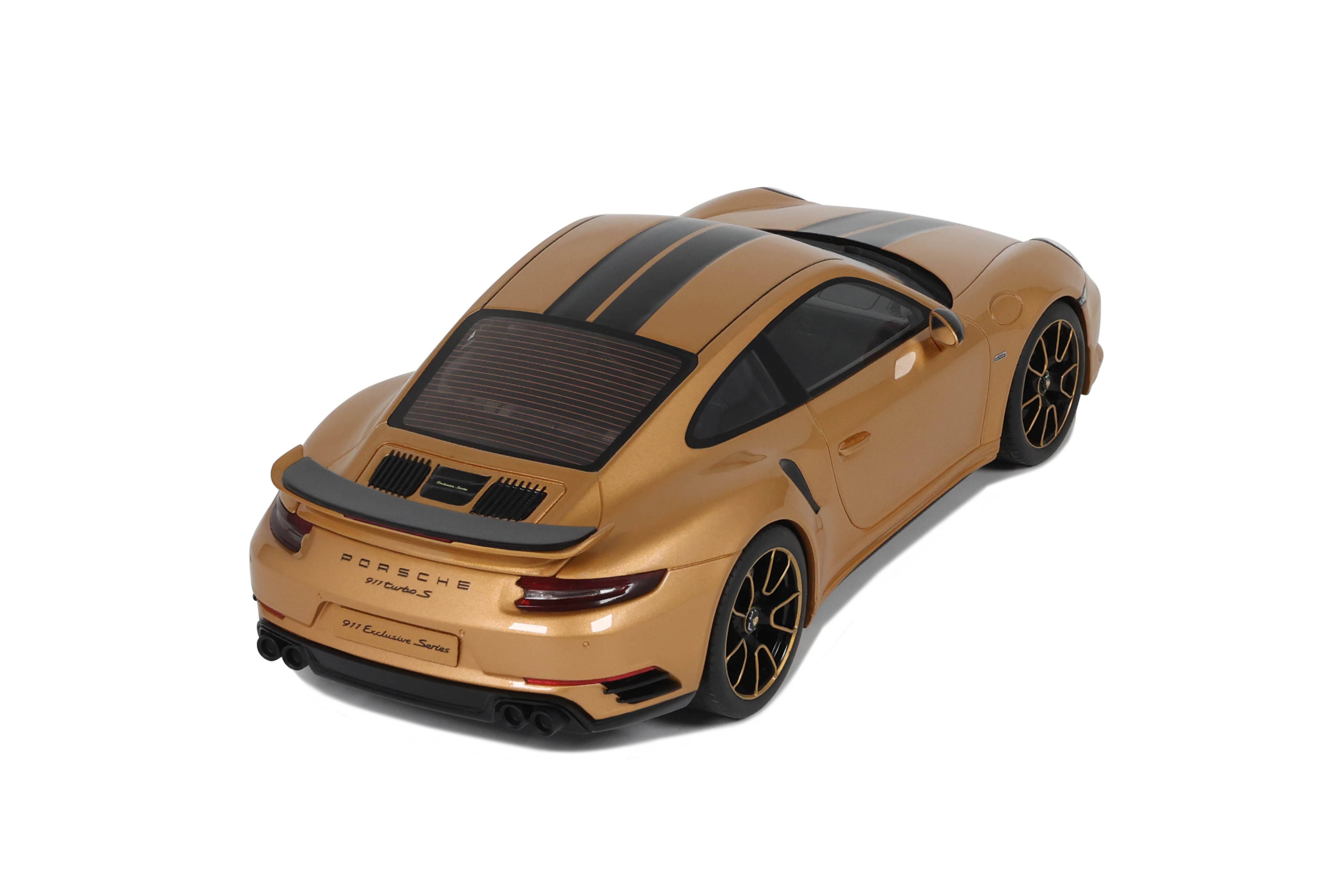 GT Spirit - Porsche 911 (991.2) Turbo S Exclusive (Golden Yellow Metal