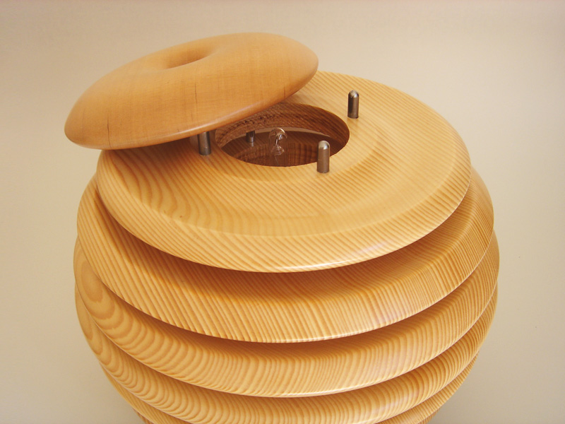 モコロ‐木目 MOCORO-NT Mocoro Lamp 【照明作家 谷俊幸】