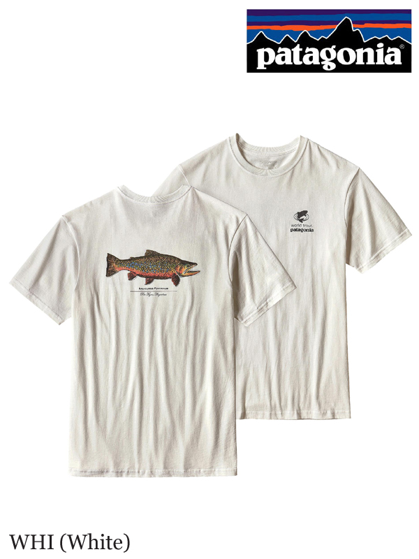 メンズ・ワールド・トラウト・リオ・ティグレ・コットン・Tシャツ