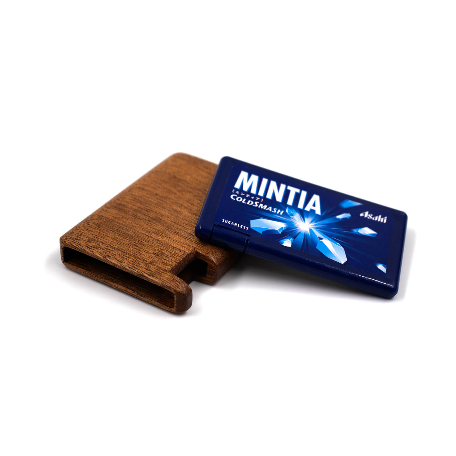MINTIA 専用木製ケース アフリカンマホガニー 天然木 雑貨 ミンティア