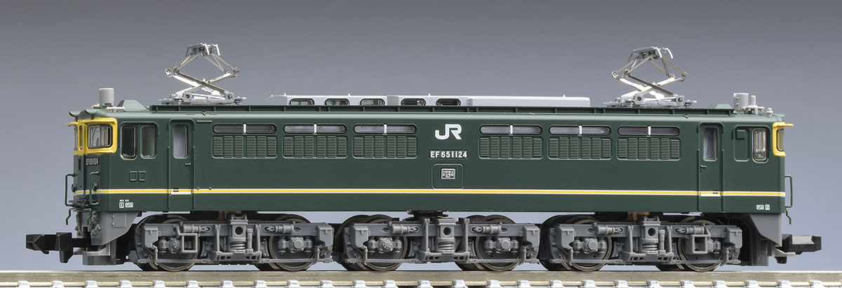 TOMIX】EF65形1000番代（1124号機・トワイライト色•グレー台車）2024年