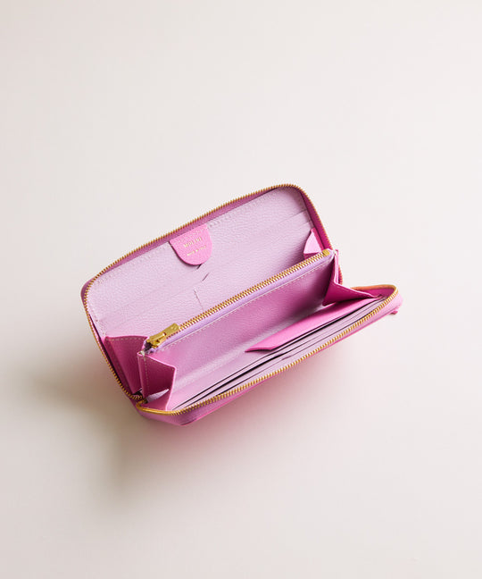 Mini Round Zip Long Wallet - Pink – MOLINI（モリニ）オフィシャル