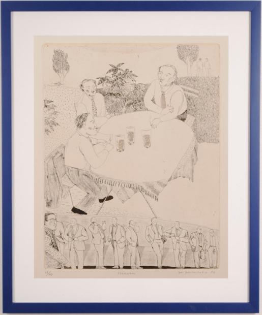 山本容子が銅版画で制作した絵「Heaven」を通販で販売