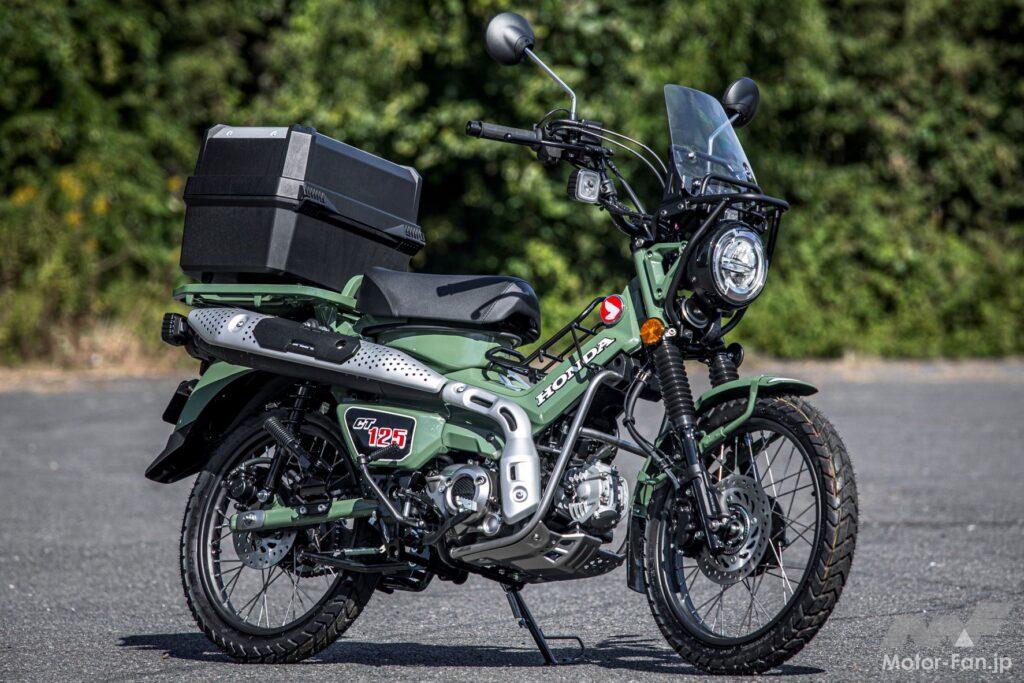 ホンダロゴ入りボックス】CT125ハンターカブの新作純正アクセサリーが