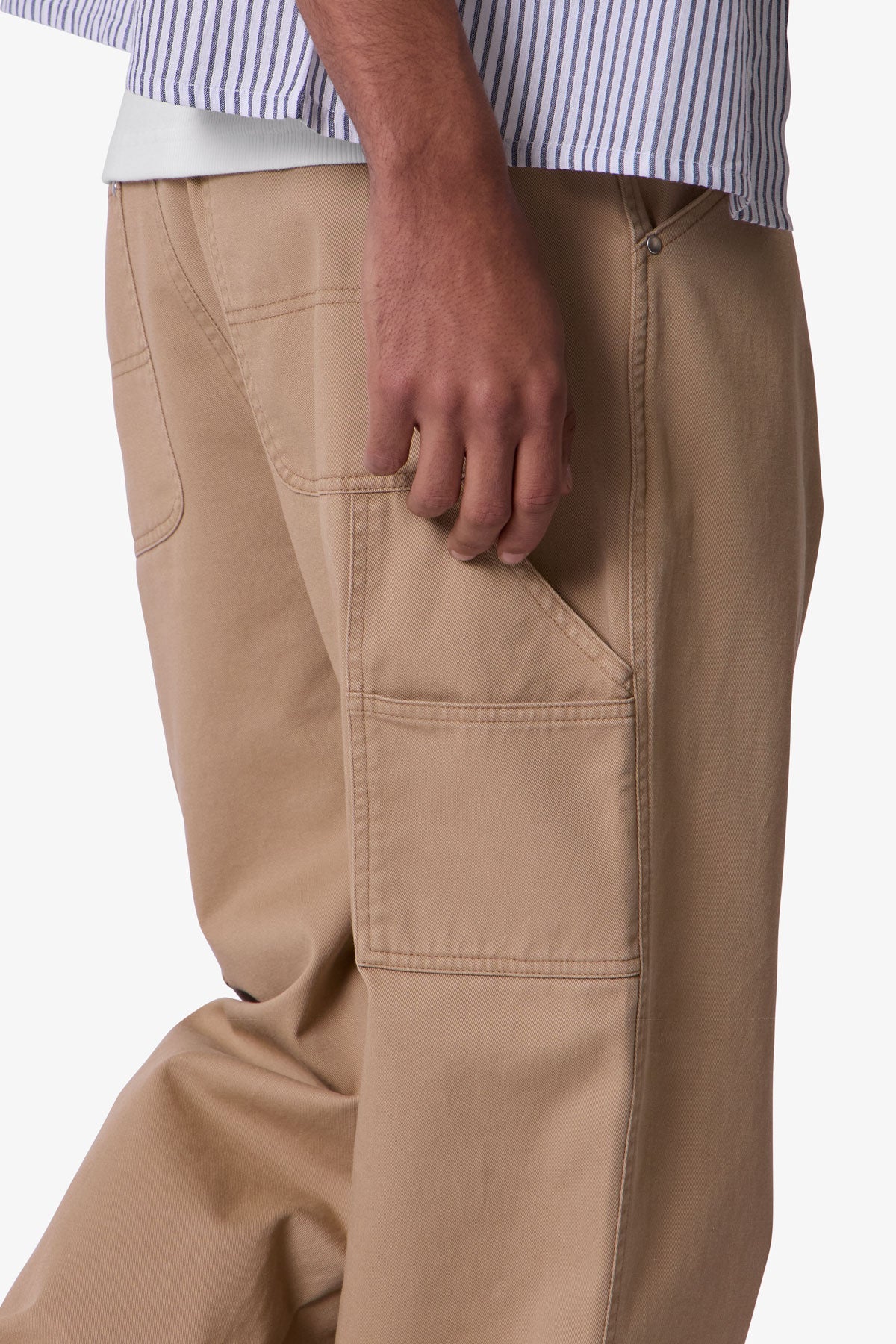 Ultra Baggy Chino Pants - Khaki | mnml | shop now