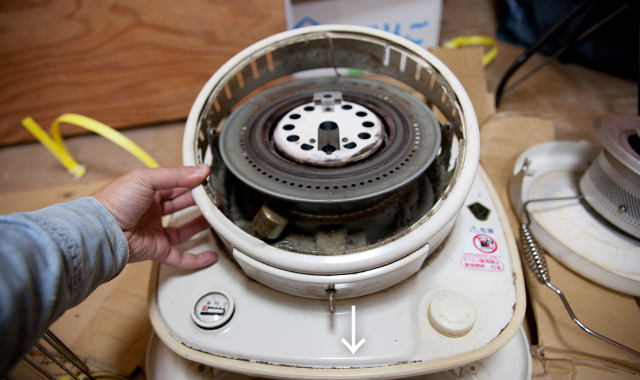 石油ストーブ コロナSL-221を入手！ 分解清掃と芯交換をやりました