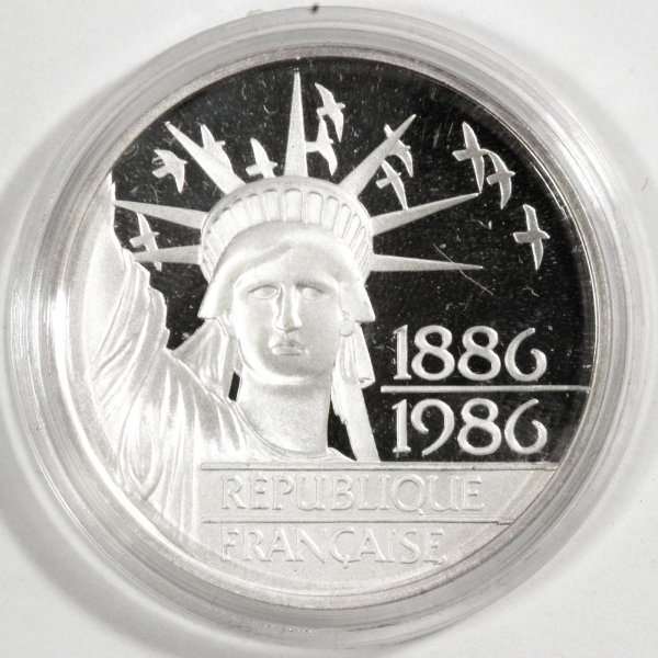フランス 100フラン銀貨 自由の女神 1986年 プルーフ | ミスターコインズ