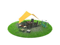 温泉無料・エアコン付き・本格手ぶらBBQ・飲み放題！】大型DOMEテント