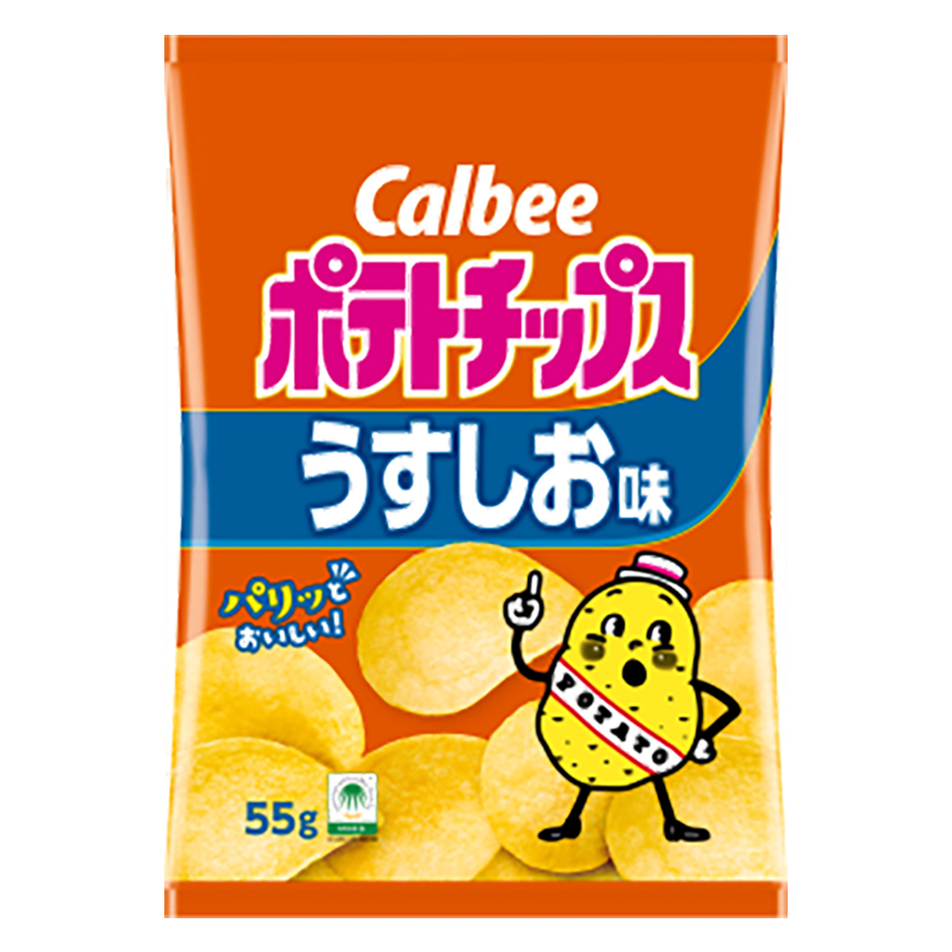 ポテトチップス うすしお味 55g ｜ ミスターマックスオンラインストア