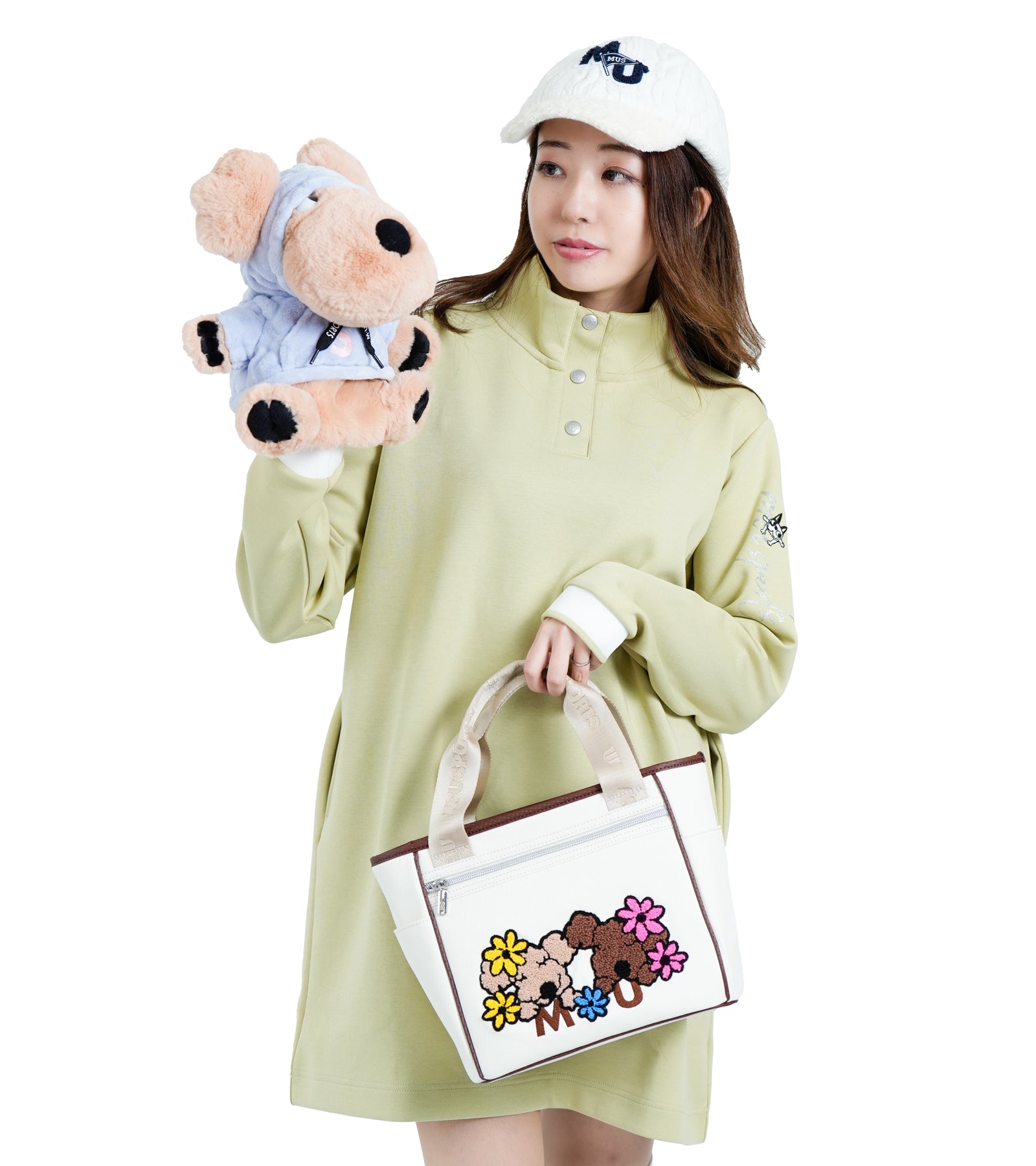 MUキャラクター立体サガラ刺繍トート型カートポーチ – M・U SPORTS