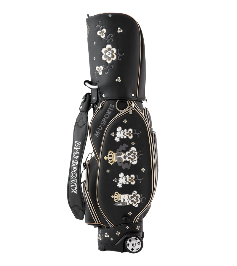 北欧デンマーク花と王冠のロイヤルイメージキャディバック（703Q6122